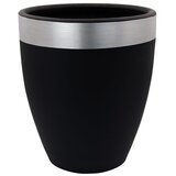 WALLXPERT decorative pot pietra 30 black grey Cene