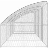  Kućica za pse s pohranom 4 pcs Srebrno 8 x 2 x 2 m Čelik | shoptok.hr