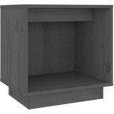  Nočna omarica siva 40x30x40 cm trdna borovina, (20730283) | Shoptok.si