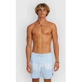 Uni Flower 16" Boardshorts light blue tropical str