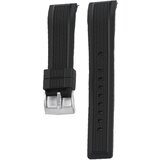 INF Pleten silikonski pašček za uro za Huawei GT5/GT4/Watch4 Black + Silver 20 mm, (21605595) | Shoptok.si
