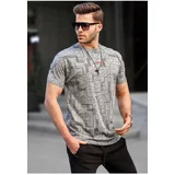 Madmext T-Shirt - Gray - Slim fit