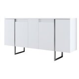 Hanah home komoda luxe white silver | ePonuda.com