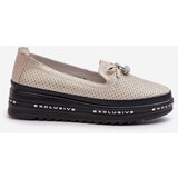 S. BARSKI Shiny Women's Leather Loafers on Platform S.Barski | shoptok.hr