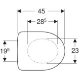 Geberit wc deska selnova (500.330.01.1) | Shoptok.si