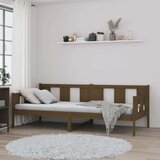  Dnevni ležaj od masivne borovine smeđa boja meda 90 x 190 cm | shoptok.hr