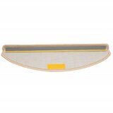  Prostirke za stepenice 10 kom 65x21x4 cm krem poluokrugle velike | shoptok.hr