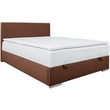 CARRYHOME POSTELJA Z VZMETNICO 140 cm x 200 cm , tekstil rjava | Shoptok.si