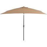  Vrtni suncobran s metalnom šipkom 300 x 200 cm bež | shoptok.hr