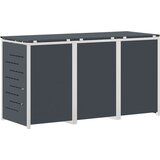  Skladište za kanta za smeće for 3 Bins 240L Nehrđajući čelik - Antracit 3 | shoptok.hr