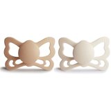 FRIGG® tolažilna duda - silikon Butterfly 6-18 m silky satin/cream | Shoptok.si