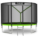 Neo-Sport vrtni trampolin 183 cm (6 ft) s vanjskom mrežom i ljestvama, zeleni | shoptok.hr