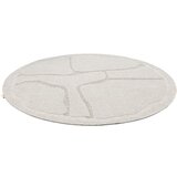 Agnella Svetlo siva volnena okrogla preproga ø 120 cm Morphic Organica – | Shoptok.si