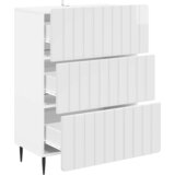  Ormar s ladicama Bijela visokog sjaja 66 x 34,5 x 92 cm | Eponuda.com