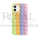  silikonska futrola bubble heart za iphone 12 (6.1) No8 Cene