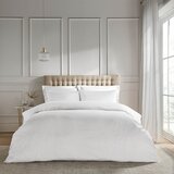 Catherine Lansfield Bela napenjalna rjuha iz damasta 150x200 cm Satin Stripe – | Shoptok.si