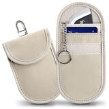 TECH-PROTECT KLR100 futrola za ključeve od automobila s RFID blokiranjem - bež | shoptok.hr