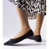 Gemre Black pointed-toe ballet flats Aimé Cijene