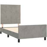  Okvir za krevet bez madraca svjetlosivi 80x200 cm baršunasti | Eponuda.ba