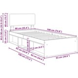  Konstrukcija postelje Star les 90 x 190 cm Masivno borovo les, (5000102924) | Shoptok.si