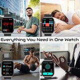 Forever Tiron SWM-300 Black pametni sat 1,96" AMOLED, IP67, Bluetooth 5.0 | shoptok.hr