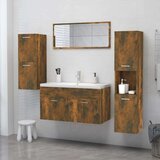  Kopalniška omarica dimljeni hrast 30x30x130 cm konstruiran les, (20671982) | Shoptok.si