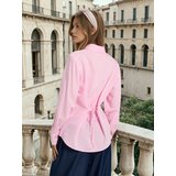 Sinsay Košulja s mješavinom lana i vezanjem na leđima | shoptok.hr