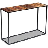  Konzolni stol od masivnog obnovljenog drva 110 x 35 x 76 cm | Eponuda.ba