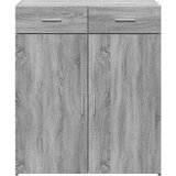 Komoda siva boja hrasta 80x42 5x93 cm od konstruiranog drva | shoptok.hr