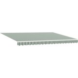  Ručno uvlačiva tenda s LED zelenu-bijela 450x350 cm | shoptok.hr