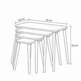 Hanah home Set od 4 stočića Luci Hrast | Eponuda.com