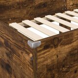  Postelja na vzkraj za otroke Dimljeni oreh 100 x 200 cm, (5000142071) | Shoptok.si