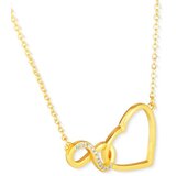 Vuch Pozlaćena srebrna ogrlica Solea Gold, 45 + 5 cm | shoptok.hr