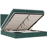 Maison Chic Otomanski Posteljni okvir - Dvoposteljna postelja - Zakonska postelja z vzmetnicami zelen 180x200cm žamet-J1443, (21771812) | Shoptok.si