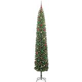 vidaXL Umestno božično drevo Zelena 300 cm PVC in Jeklo in Plastika | Shoptok.si