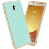 Cadorabo Ohišje, združljiv s Samsungom v sijajni metini zeleni barvi - Zlato - zaščitni pokrov iz fleksibilnega silikona TPU in z zaščito pred kamero, (20617713) | Shoptok.si