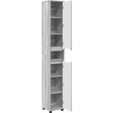  Kupaonski ormar s policom Siva Sonoma 30,5 x 30 x 195 cm | shoptok.hr