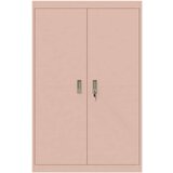 Ormarić Omarica za shranjevanje 2 pcs Roza 90 x 40 x 140 cm Jeklo, (5000152846) | Shoptok.si