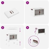 vidaXL Složiva kutija za pohranu s kotačima 28 L 48,5x29,5x33 cm | shoptok.hr