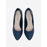 GOODIN Navy blue stiletto heels with gloss | Shoptok.si