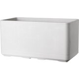 DEROMA Cvetlično korito "Cosmo" 78 cm - biserno bela | Shoptok.si