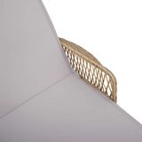 vidaXL Ležaljka na suncu Bež i svijetlosiva PE ratan 157 x 55 x 92 cm | shoptok.hr