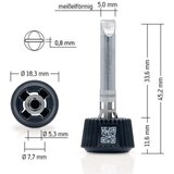 Ersa 0142CDLF50/SB spajkalna konica Velikost konice 5 mm Vsebina\, količina\, vsebina količinskih enot na prodajno enoto 1 kos, (20428927) | Shoptok.si