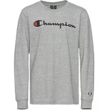 Champion Authentic Athletic Apparel Majica siva melange / vatreno crvena / crna