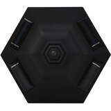  Vanjske solarne svjetiljke 3 kom LED crne | shoptok.hr