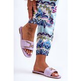 Boto Women's Classic Slippers with Ornament Purple Impressive | ePonuda.com