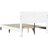  Krevetna konstrukcija Bijela 140 x 200 cm Umjetna koža | shoptok.hr