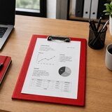  Clipboard with Metal Clip for Writing A4 Red | shoptok.hr