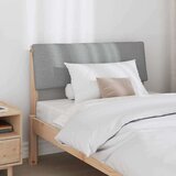 vidaXL Tapecirano vzglavje Svetlo siva 90 cm Masivno borovo les | Shoptok.si