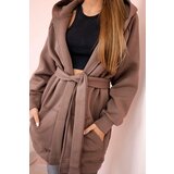 Kesi Insulated raincoat with waist tie mocha | shoptok.hr